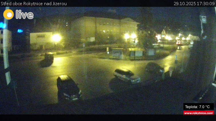 Město Rokytnice nad Jizerou - Střed obce Rokytnice nad Jizerou - 29.10.2025 v 17:30 Město Rokytnice nad Jizerou - Střed obce Rokytnice nad Jizerou - 29.10.2025 v 17:30