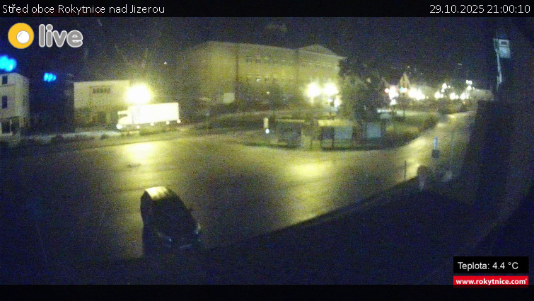Město Rokytnice nad Jizerou - Střed obce Rokytnice nad Jizerou - 29.10.2025 v 21:00 Město Rokytnice nad Jizerou - Střed obce Rokytnice nad Jizerou - 29.10.2025 v 21:00