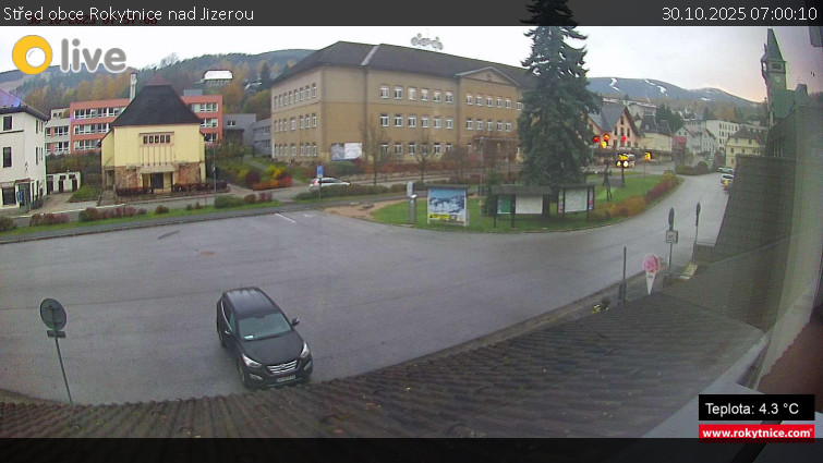 Město Rokytnice nad Jizerou - Střed obce Rokytnice nad Jizerou - 30.10.2025 v 07:00 Město Rokytnice nad Jizerou - Střed obce Rokytnice nad Jizerou - 30.10.2025 v 07:00