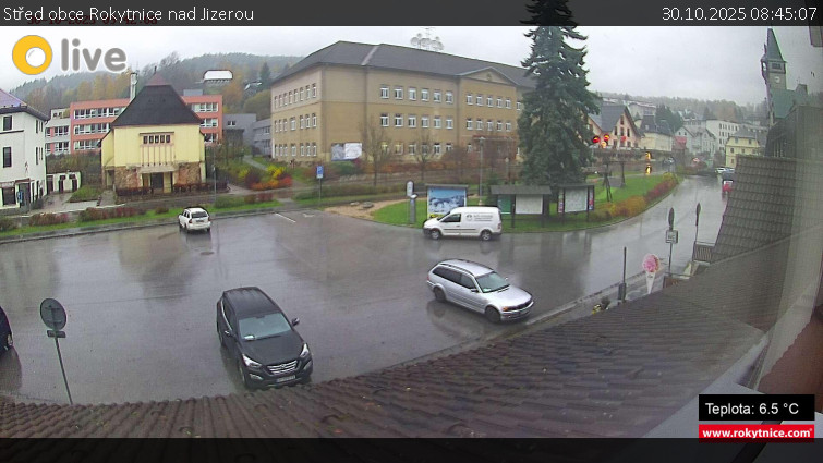 Město Rokytnice nad Jizerou - Střed obce Rokytnice nad Jizerou - 30.10.2025 v 08:45 Město Rokytnice nad Jizerou - Střed obce Rokytnice nad Jizerou - 30.10.2025 v 08:45