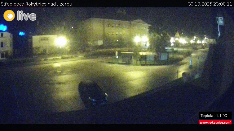 Město Rokytnice nad Jizerou - Střed obce Rokytnice nad Jizerou - 30.10.2025 v 23:00 Město Rokytnice nad Jizerou - Střed obce Rokytnice nad Jizerou - 30.10.2025 v 23:00