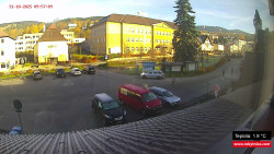 Střed obce Rokytnice nad Jizerou