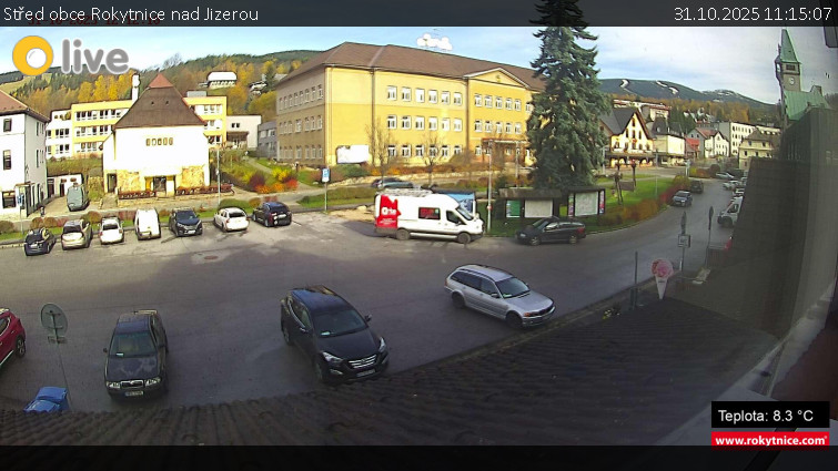 Město Rokytnice nad Jizerou - Střed obce Rokytnice nad Jizerou - 31.10.2025 v 11:15 Město Rokytnice nad Jizerou - Střed obce Rokytnice nad Jizerou - 31.10.2025 v 11:15