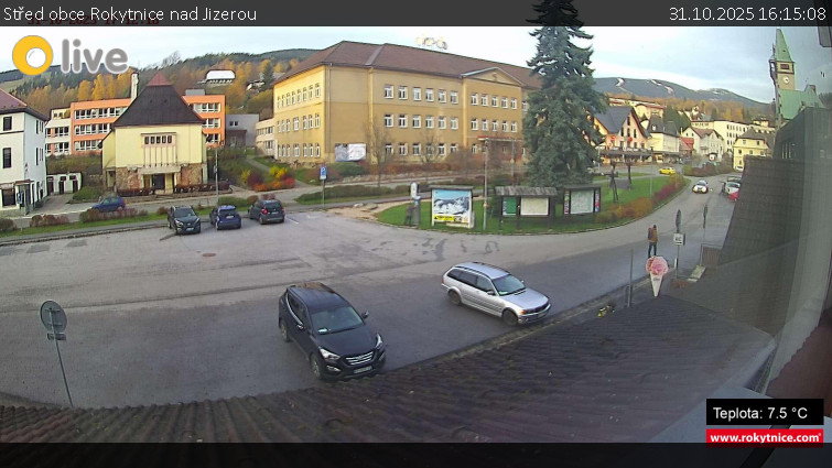 Město Rokytnice nad Jizerou - Střed obce Rokytnice nad Jizerou - 31.10.2025 v 16:15 Město Rokytnice nad Jizerou - Střed obce Rokytnice nad Jizerou - 31.10.2025 v 16:15
