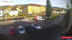 Střed obce Rokytnice nad Jizerou