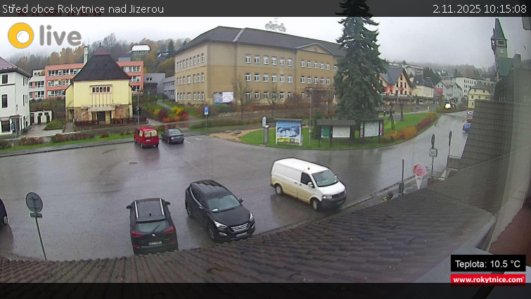 Město Rokytnice nad Jizerou - Střed obce Rokytnice nad Jizerou - 2.11.2025 v 10:15 Město Rokytnice nad Jizerou - Střed obce Rokytnice nad Jizerou - 2.11.2025 v 10:15