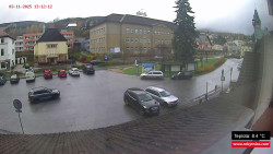 Střed obce Rokytnice nad Jizerou