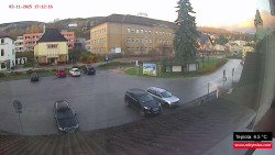 Střed obce Rokytnice nad Jizerou