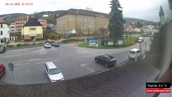 Střed obce Rokytnice nad Jizerou