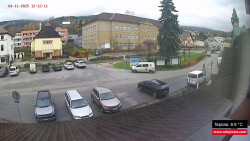 Střed obce Rokytnice nad Jizerou