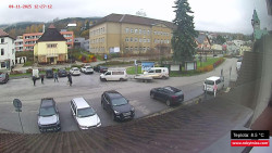 Střed obce Rokytnice nad Jizerou