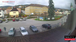 Střed obce Rokytnice nad Jizerou