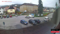 Střed obce Rokytnice nad Jizerou