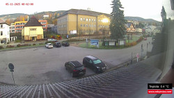 Střed obce Rokytnice nad Jizerou