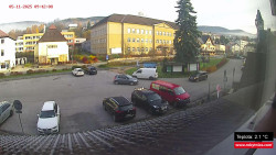 Střed obce Rokytnice nad Jizerou