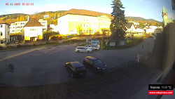 Střed obce Rokytnice nad Jizerou