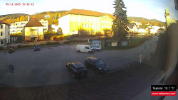 Střed obce Rokytnice nad Jizerou