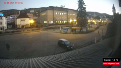 Střed obce Rokytnice nad Jizerou