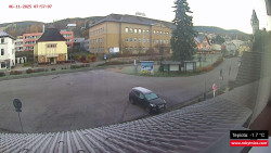 Střed obce Rokytnice nad Jizerou