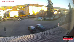 Střed obce Rokytnice nad Jizerou