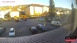 Střed obce Rokytnice nad Jizerou