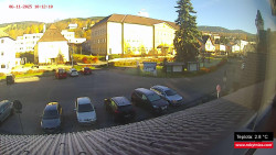 Střed obce Rokytnice nad Jizerou