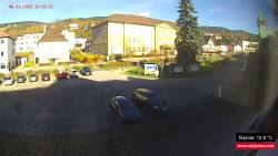 Střed obce Rokytnice nad Jizerou