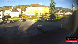 Střed obce Rokytnice nad Jizerou