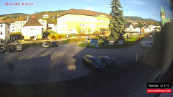 Střed obce Rokytnice nad Jizerou