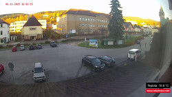 Střed obce Rokytnice nad Jizerou