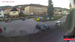 Střed obce Rokytnice nad Jizerou