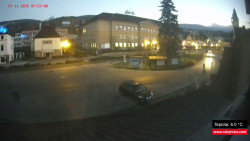 Střed obce Rokytnice nad Jizerou