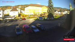 Střed obce Rokytnice nad Jizerou