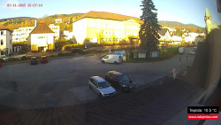 Střed obce Rokytnice nad Jizerou