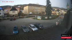 Střed obce Rokytnice nad Jizerou