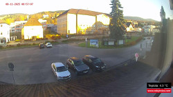 Střed obce Rokytnice nad Jizerou