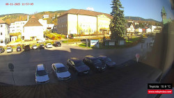 Střed obce Rokytnice nad Jizerou