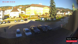 Střed obce Rokytnice nad Jizerou