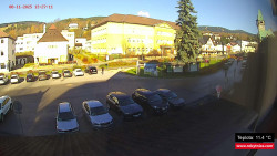 Střed obce Rokytnice nad Jizerou