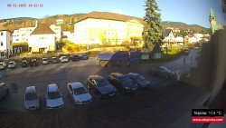 Střed obce Rokytnice nad Jizerou