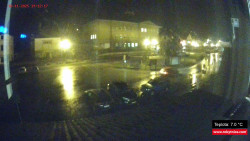 Střed obce Rokytnice nad Jizerou