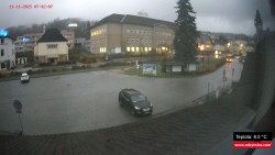 Střed obce Rokytnice nad Jizerou