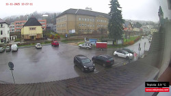 Střed obce Rokytnice nad Jizerou