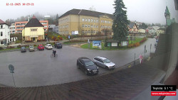 Střed obce Rokytnice nad Jizerou