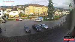 Střed obce Rokytnice nad Jizerou