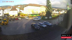 Střed obce Rokytnice nad Jizerou