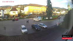 Střed obce Rokytnice nad Jizerou