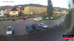 Střed obce Rokytnice nad Jizerou