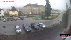 Střed obce Rokytnice nad Jizerou