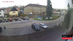 Střed obce Rokytnice nad Jizerou